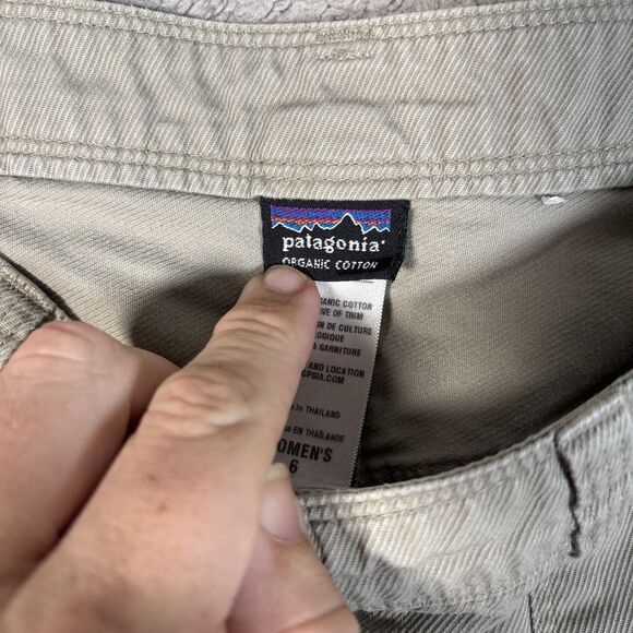 Patagonia Desert Twill Cargo Hiking Pants Women’s Size 6 Fit 30" Granola Girl - Picture 8 of 15